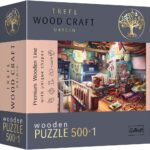 Treasures in the Attic. Wooden Puzzle