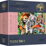 Wild Cats in the Jungle Wooden Puzzle