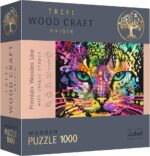 Wooden Puzzles - Colorful Cat