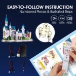 Neuschwanstein Castle 128 PCS - 3D - Image 7