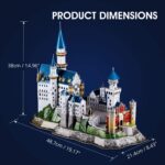 Neuschwanstein Castle 128 PCS - 3D - Image 8