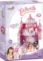 Princess Birthday Party 95 PCS+ 3D Princess Castle Crystal Gem Stickers 2 in 1 - Image 2