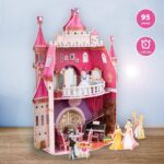 Princess Birthday Party 95 PCS+ 3D Princess Castle Crystal Gem Stickers 2 in 1 - Image 3