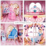Princess Secret Garden 92 PCS + 3D Princess Castle Crystal Gem Stickers 2 in 1 - Image 6