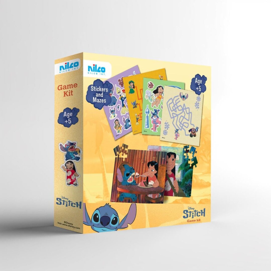 Disney Stitch Puzzle and Maze Game Kit
