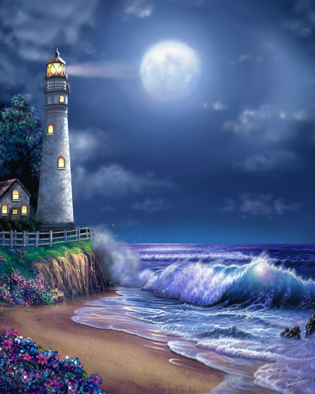 Lighthouse Scene