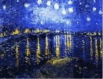 Starry Night on the Rhone River