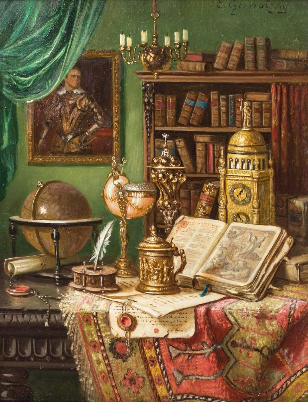 Still Life with Oriental Antiques