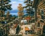 Lakeside Cabin Porch