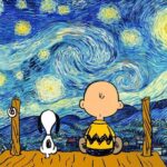 Monk and Puppy with Starry Night - ND50