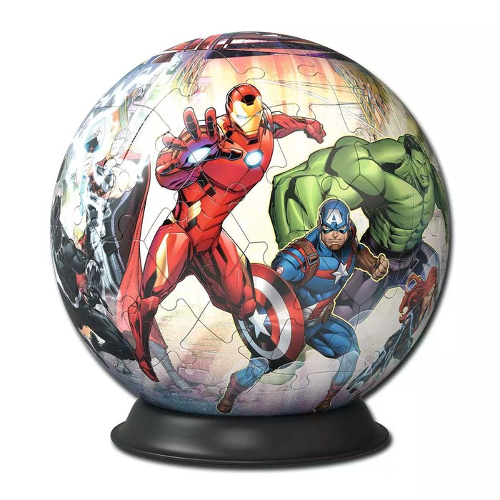 3D Puzzle Ball Marvel Avengers – finished puzzle image