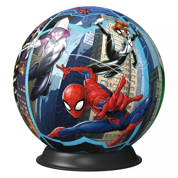 3D Puzzle Ball Spider-Man – finished puzzle image