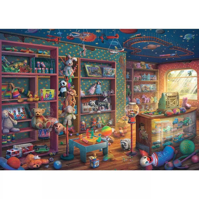 Abandoned Places Tattered Toy Store – 1000 Pieces – finished puzzle image