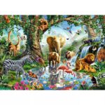 Adventures in the Jungle – 1000 Pieces – finished puzzle image