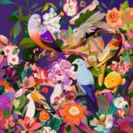 Art & Soul Bird Watching – 750 Pieces – finished puzzle image