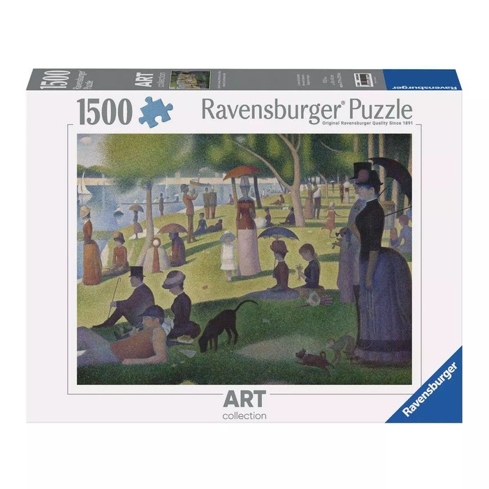 Art Collection A Sunday Afternoon Seurat – 1500 Pieces – Ravensburger puzzle box