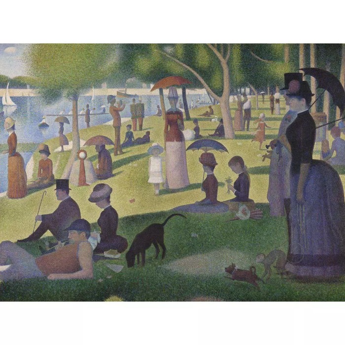 Art Collection A Sunday Afternoon Seurat – 1500 Pieces – finished puzzle image