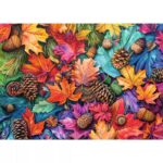 Autumn Riches – 500 Large Pieces – finished puzzle image