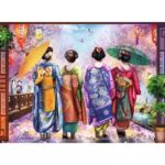 Blossom Walk – 500 Pieces – finished puzzle image