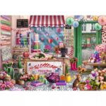 Blossoms Flower Shop – 1000 Pieces – finished puzzle image