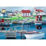 Canadian Collection Greenspond Harbour – 1000 Pieces – finished puzzle image