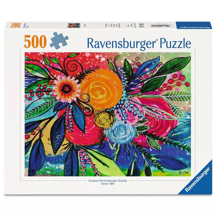 Color Burst – 500 Pieces (box) Color Burst – 500 Pieces – Ravensburger puzzle box