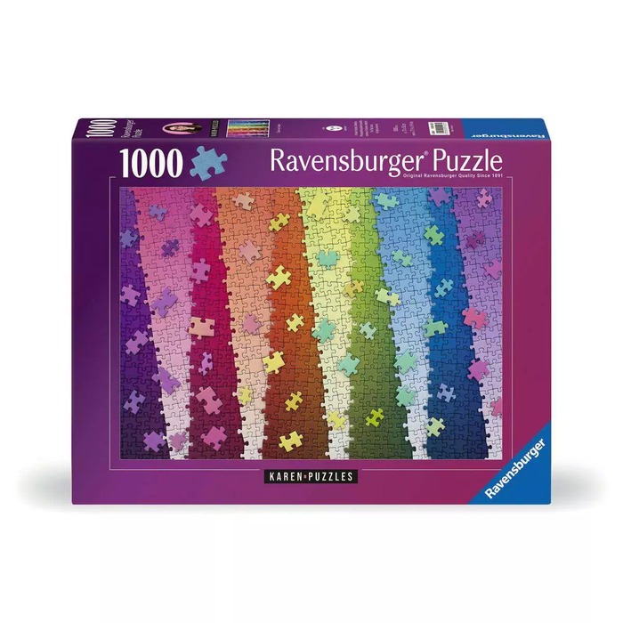 Colors on Colors Gradient – 1000 Pieces – Ravensburger puzzle box