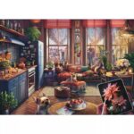 Cozy Boho Studio – 500 Large Pieces – finished puzzle image
