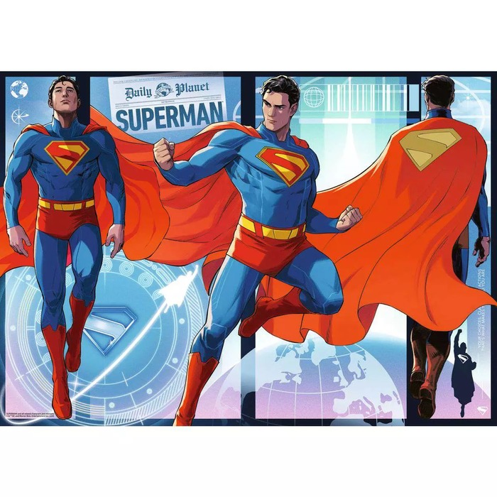 DC Superman Last Son of Krypton – 1000 Pieces – finished puzzle image