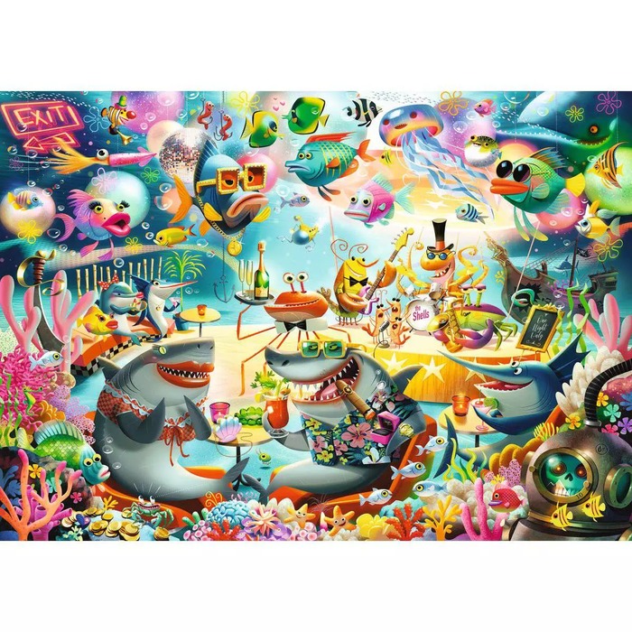 Dean MacAdam Ocean Lounge – 1000 Pieces – finished puzzle image