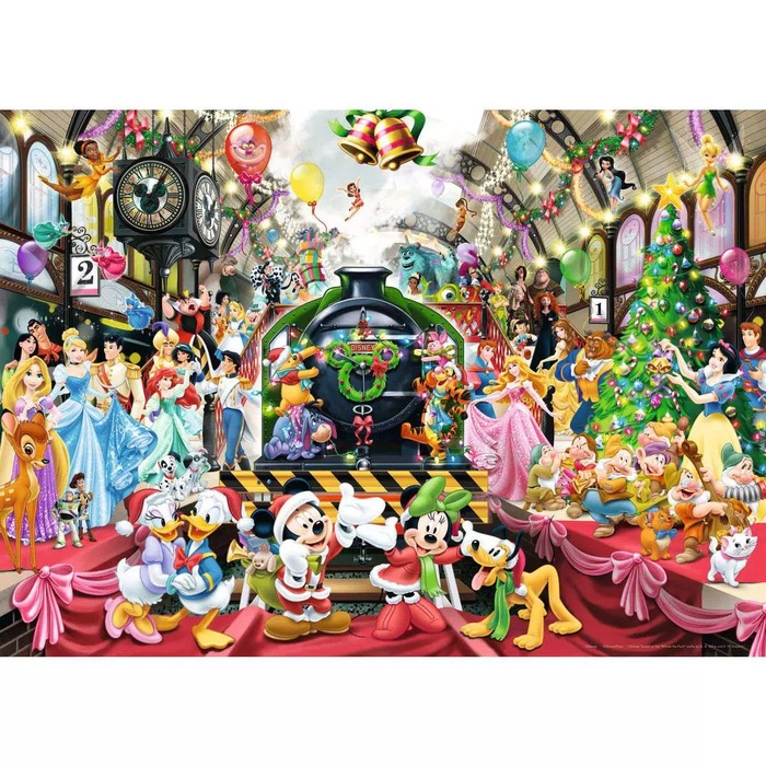 Disney All Aboard for Christmas – 1000 Pieces – finished puzzle image