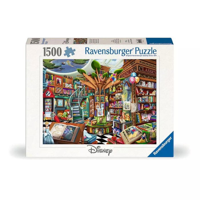 Disney Bookstore of Wonders – 1500 Pieces – Ravensburger puzzle box