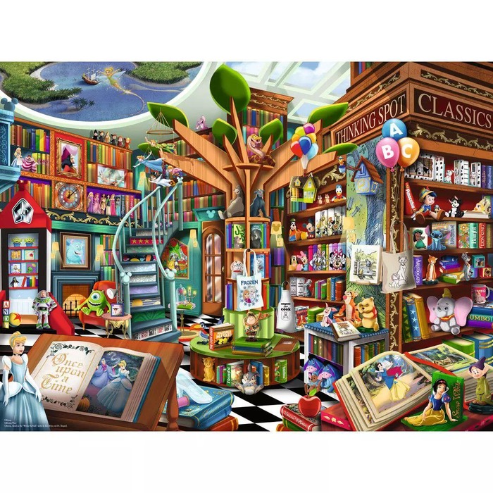 Disney Bookstore of Wonders – 1500 Pieces – finished puzzle image