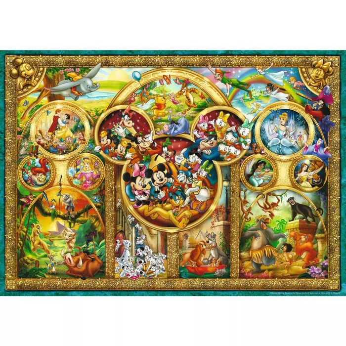 Disney Classics Most Beautiful Disney Themes – 1000 Pieces – finished puzzle image