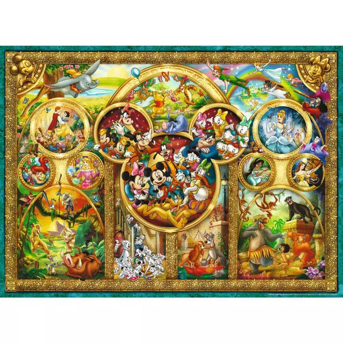 Disney Family – 500 Pieces – finished puzzle image