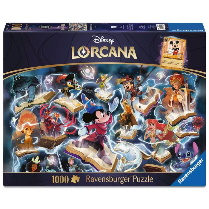 Disney Lorcana Glimmers of the Realm Steel – 1000 Pieces – Ravensburger puzzle box