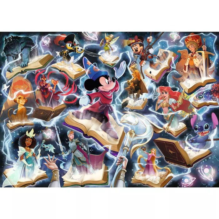 Disney Lorcana Glimmers of the Realm Steel – 1000 Pieces – finished puzzle image