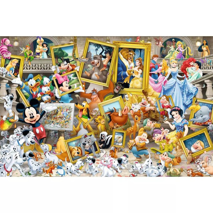 Disney Mickey the Artist – 5000 Pieces – finished puzzle image