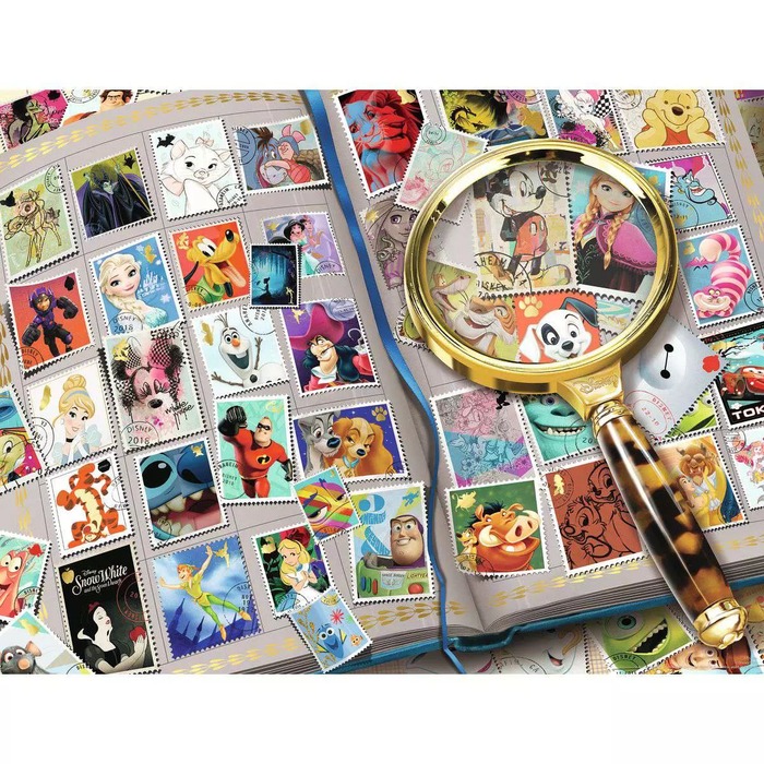 Disney My Favourite Stamps – 2000 Pieces – finished puzzle image