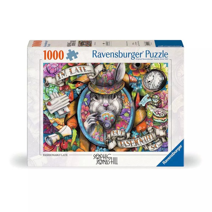Fashionably Late – 1000 Pieces – Ravensburger puzzle box
