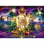 Golden Solar System – 500 Pieces – finished puzzle image