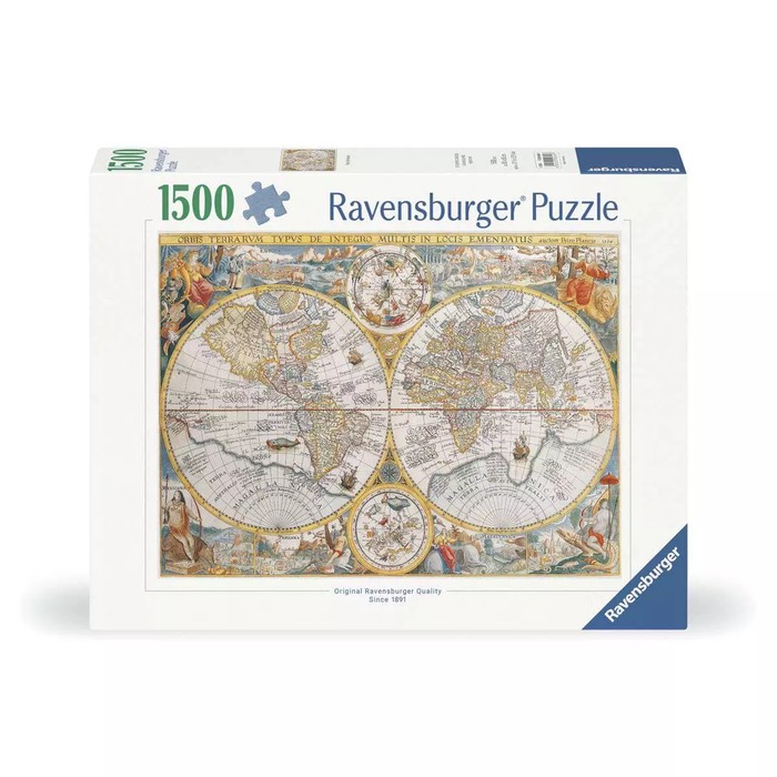 Historic World Map – 1500 Pieces – Ravensburger puzzle box