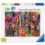 Jeweled Jungle – 500 Large Pieces – Ravensburger puzzle box