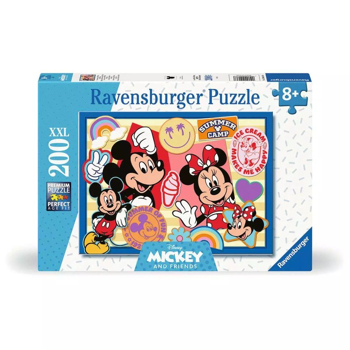 Mickey and Minnie's Road Trip – 200 XXL Pieces – Ravensburger puzzle box