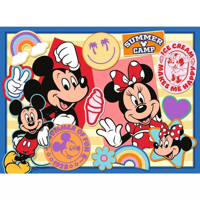 Mickey and Minnie's Road Trip – 200 XXL Pieces – finished puzzle image