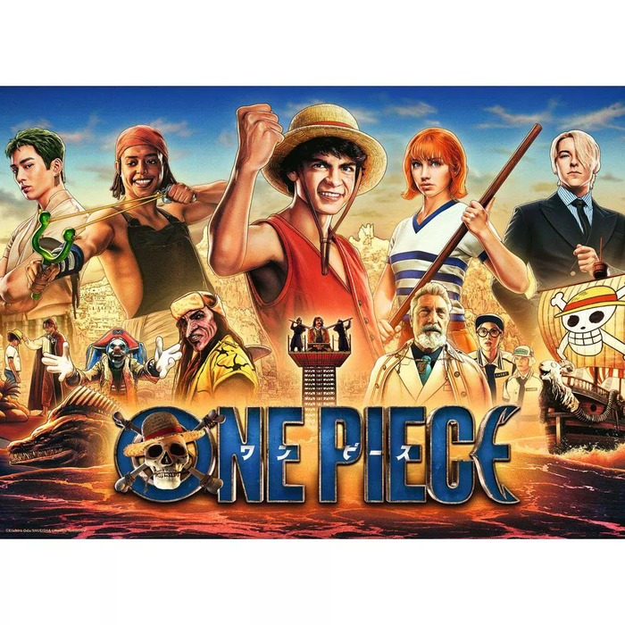 One Piece Adventures of the Straw Hat Pirates – 500 Pieces – finished puzzle image