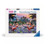 Pink Flamingos – 1000 Pieces – Ravensburger puzzle box