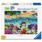 Race of the Baby Sea Turtles – 500 Large Pieces – Ravensburger puzzle box