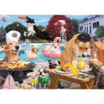 Steve Read Dog Days of Summer – 1000 Pieces – finished puzzle image