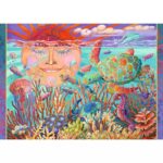 Sun and Sea – 500 Large Pieces – finished puzzle image